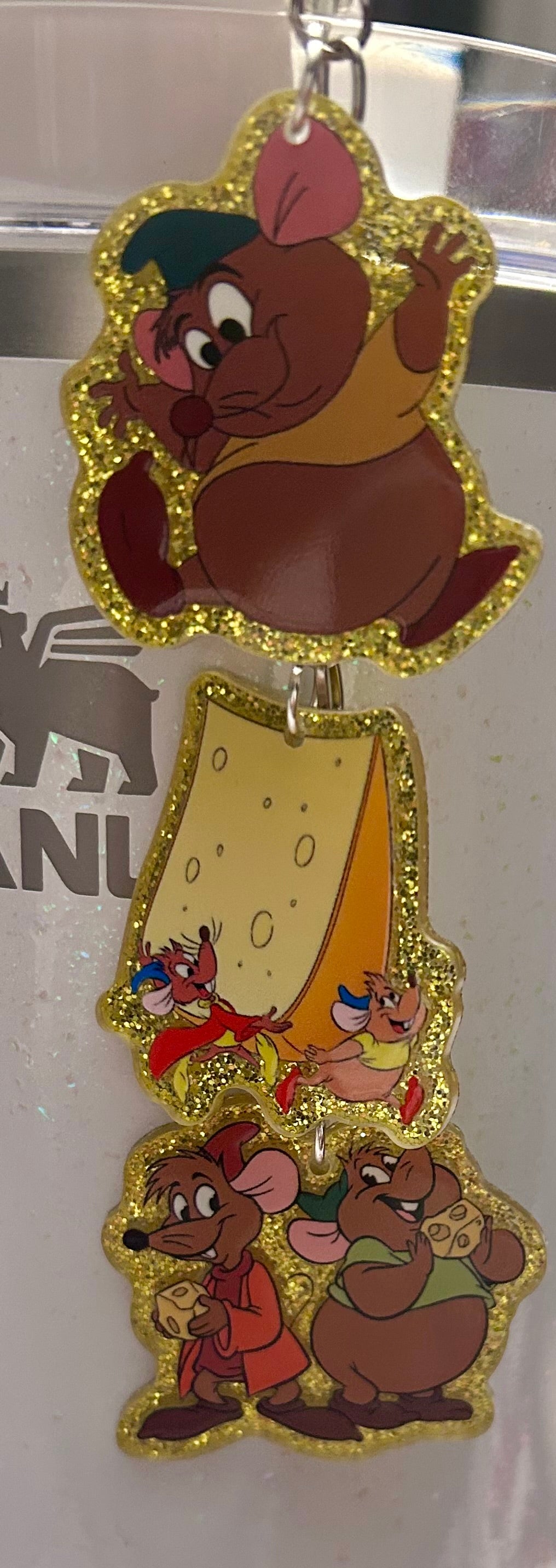 Mouse Straw Topper Dangle Charm