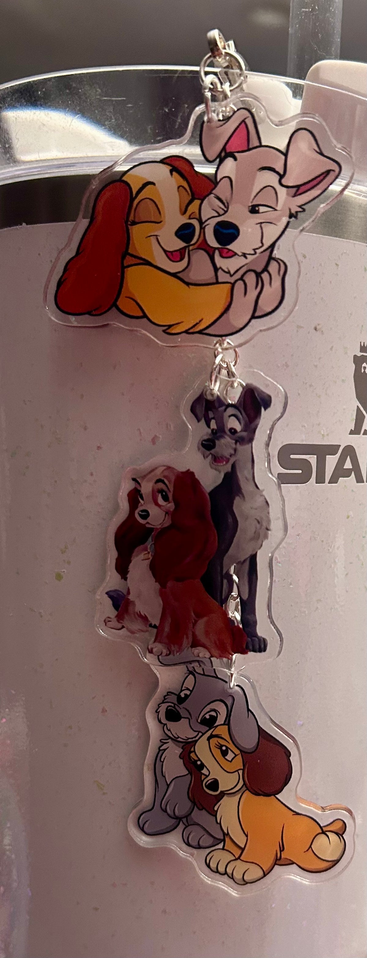Puppy Straw Topper Dangle Charm
