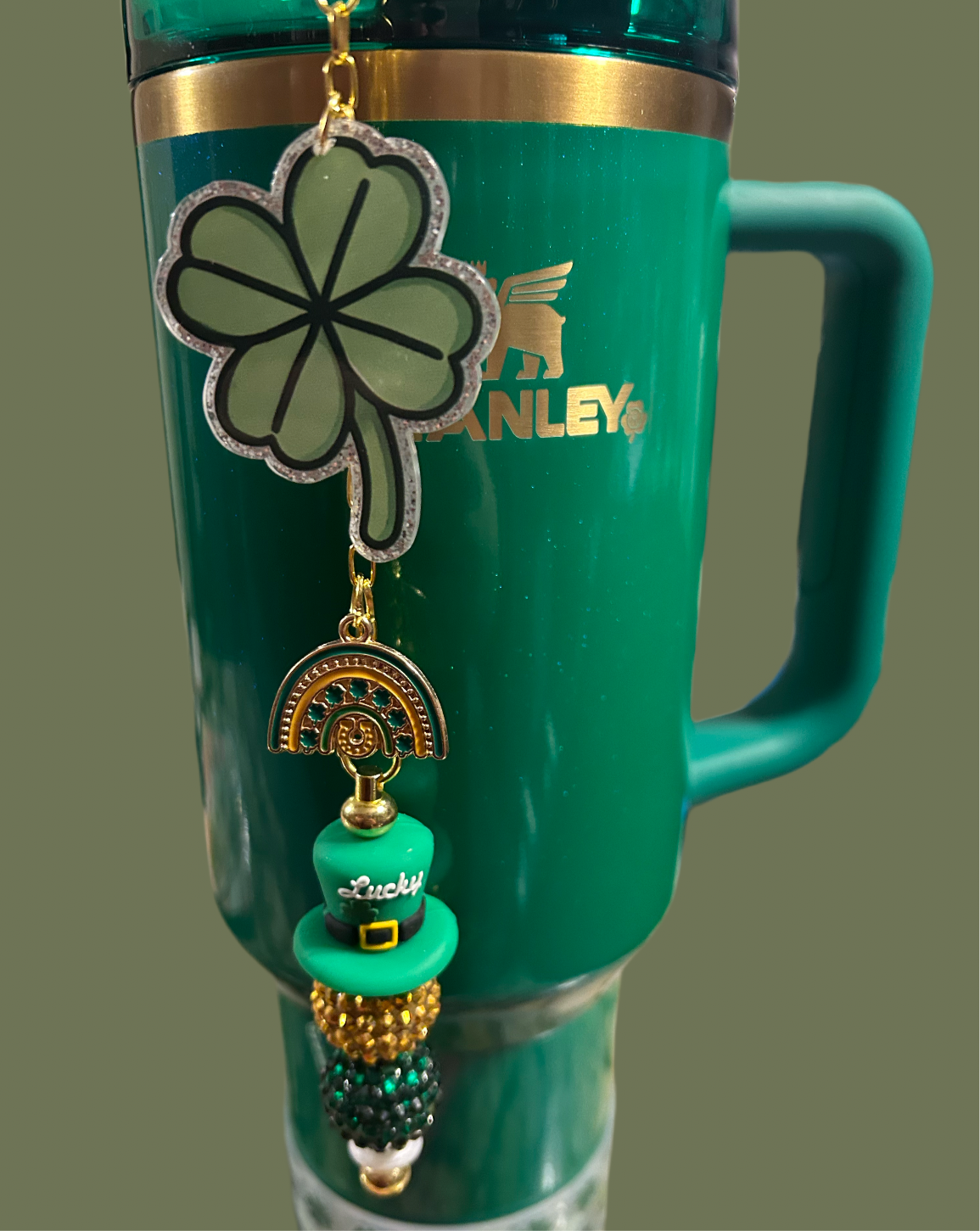 Lucky Straw Topper Dangle Charm