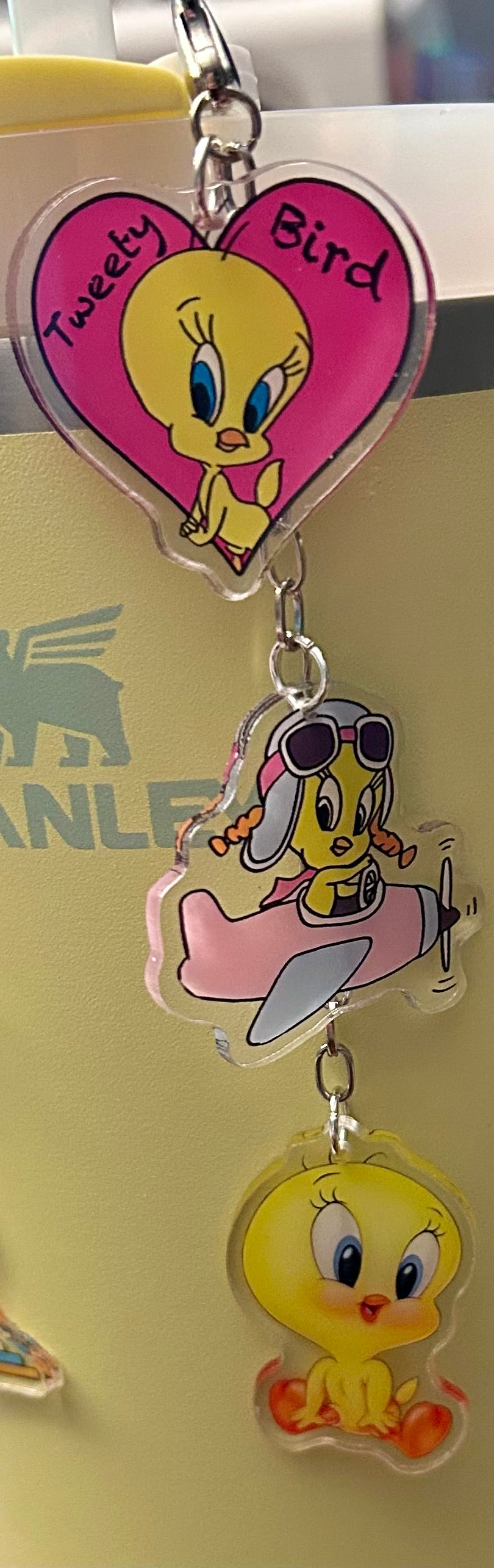 Bird Straw Topper Dangle Charm