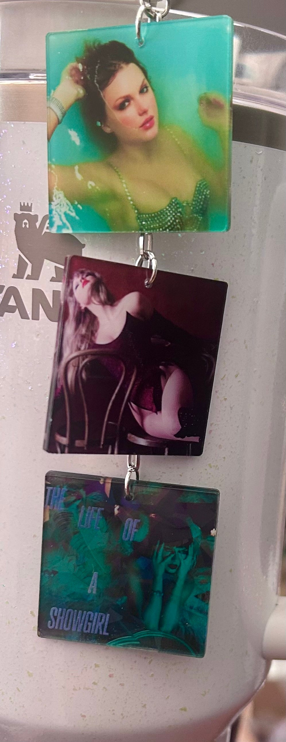 Singer Straw Topper Dangle Charm