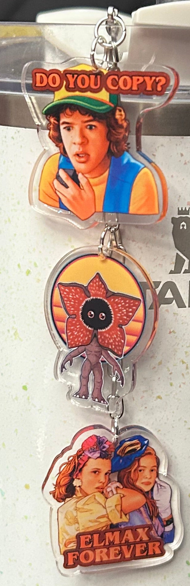 Stranger Straw Topper Dangle Charm