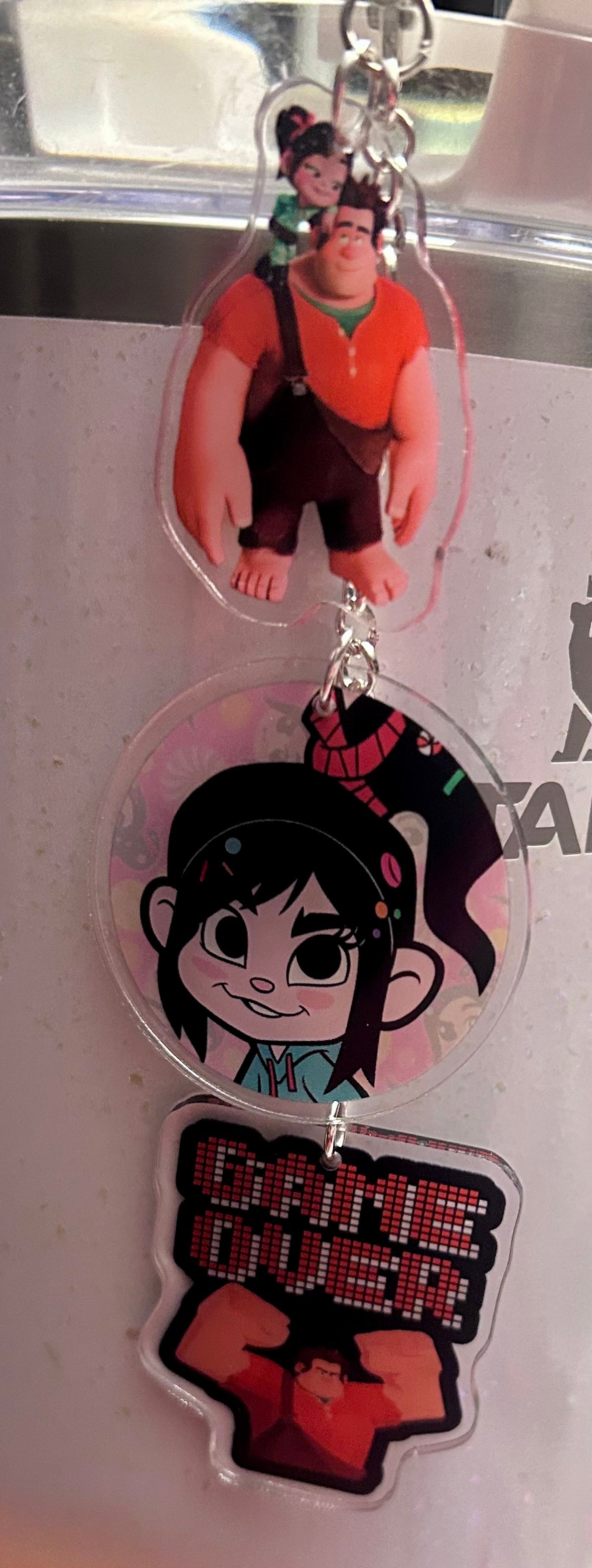 Wreck Straw Topper Dangle Charm