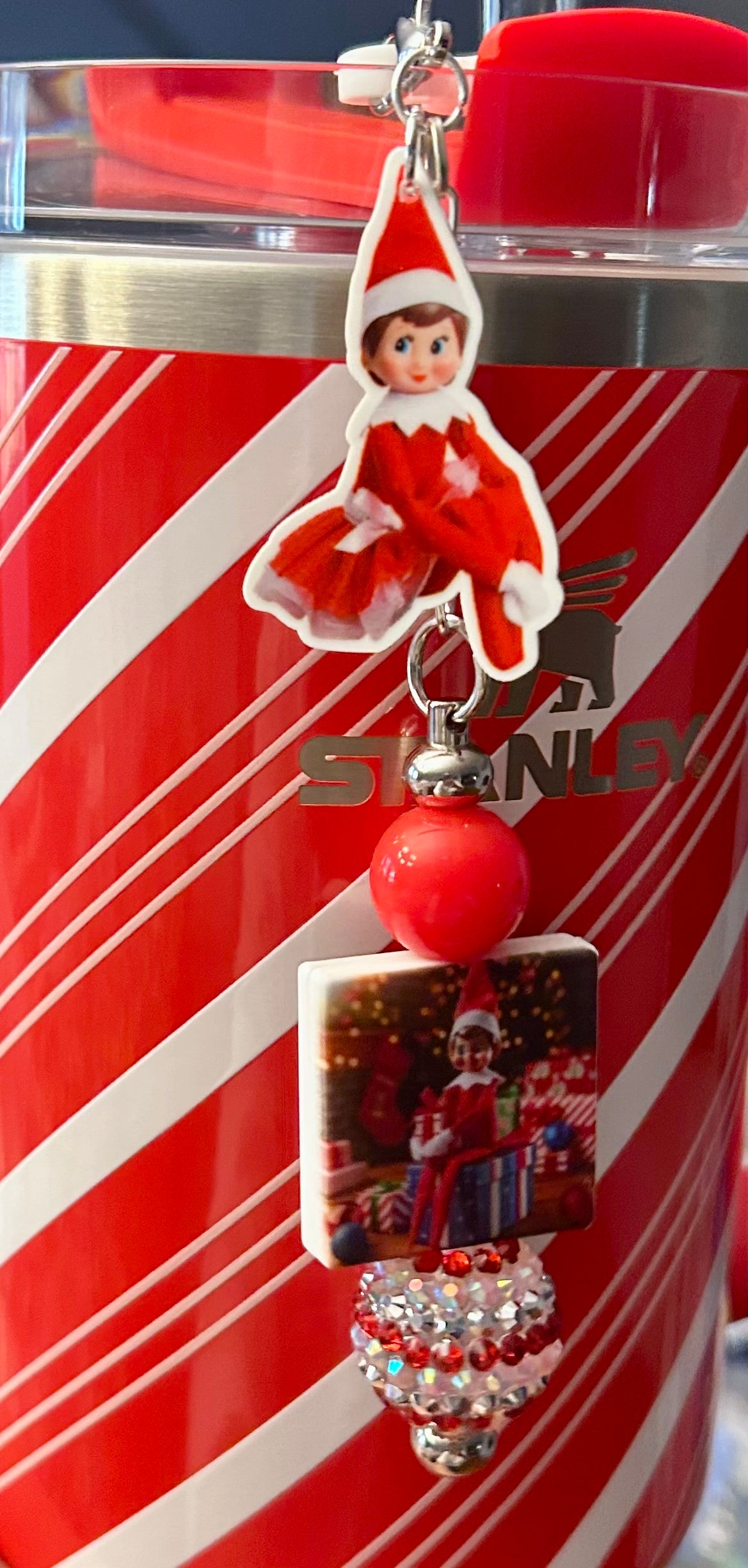 Elf Straw Topper Dangle Charm