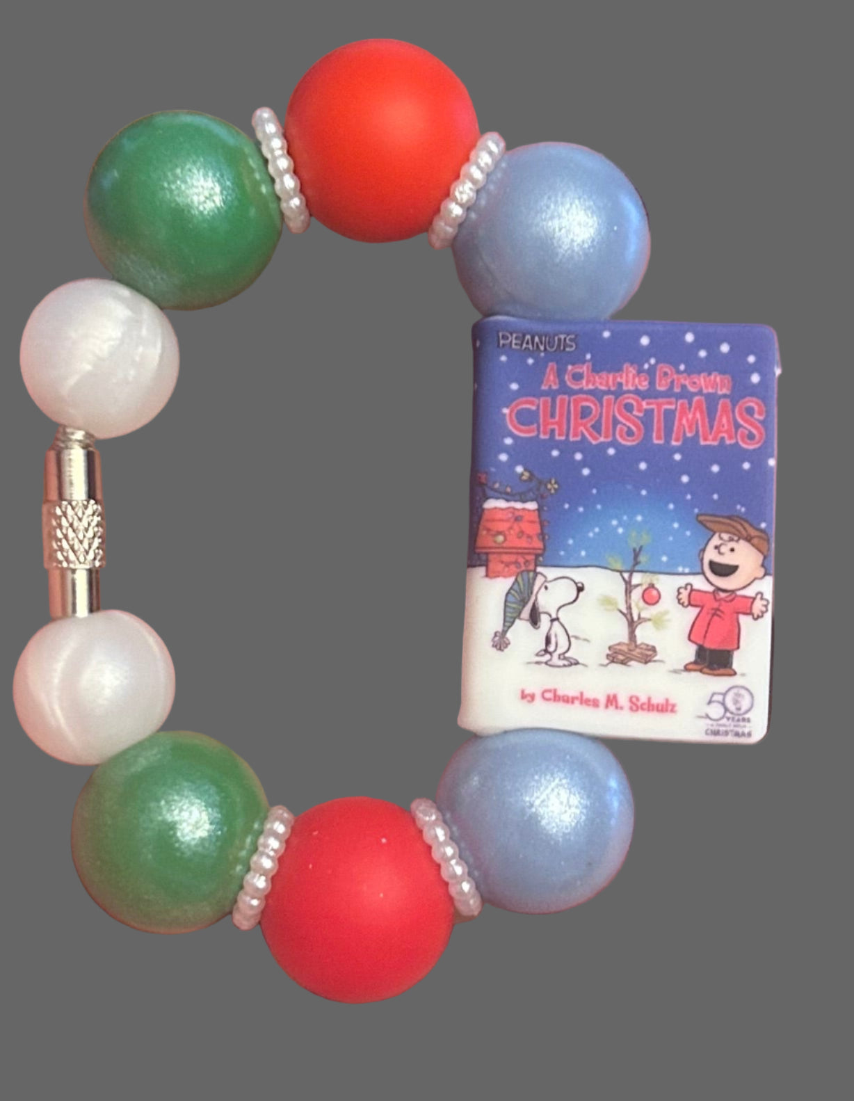 Christmas Dog Handle Charm