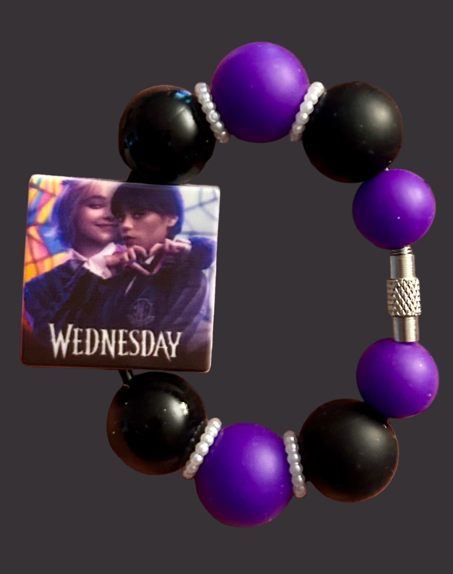 Goth Girl Handle Charm