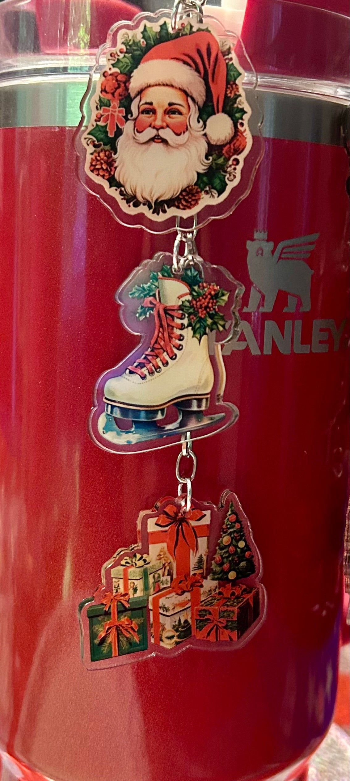 Vintage Straw Topper Dangle Charm