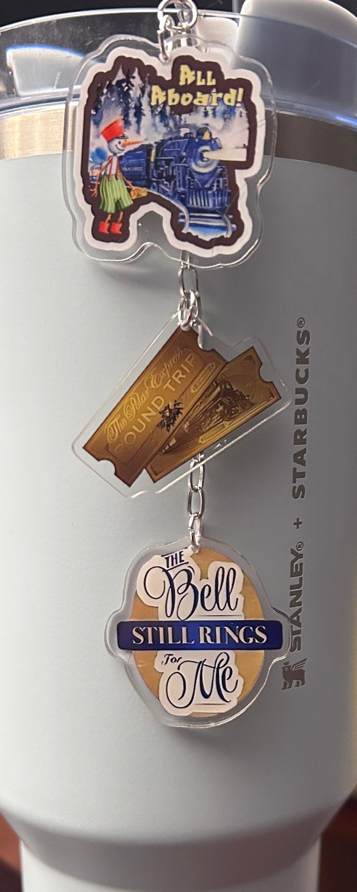 Polar Straw Topper Dangle Charm