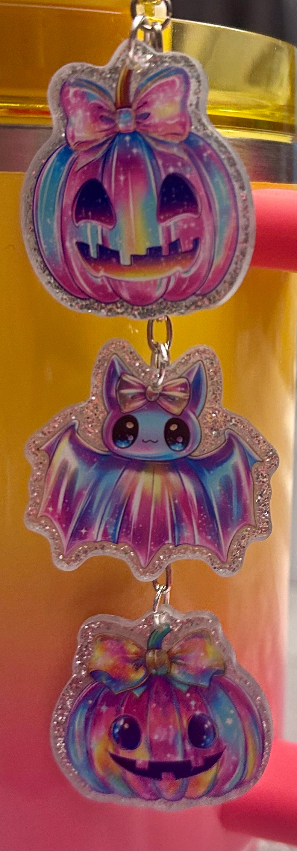 Halloween Straw Topper Dangle Charm