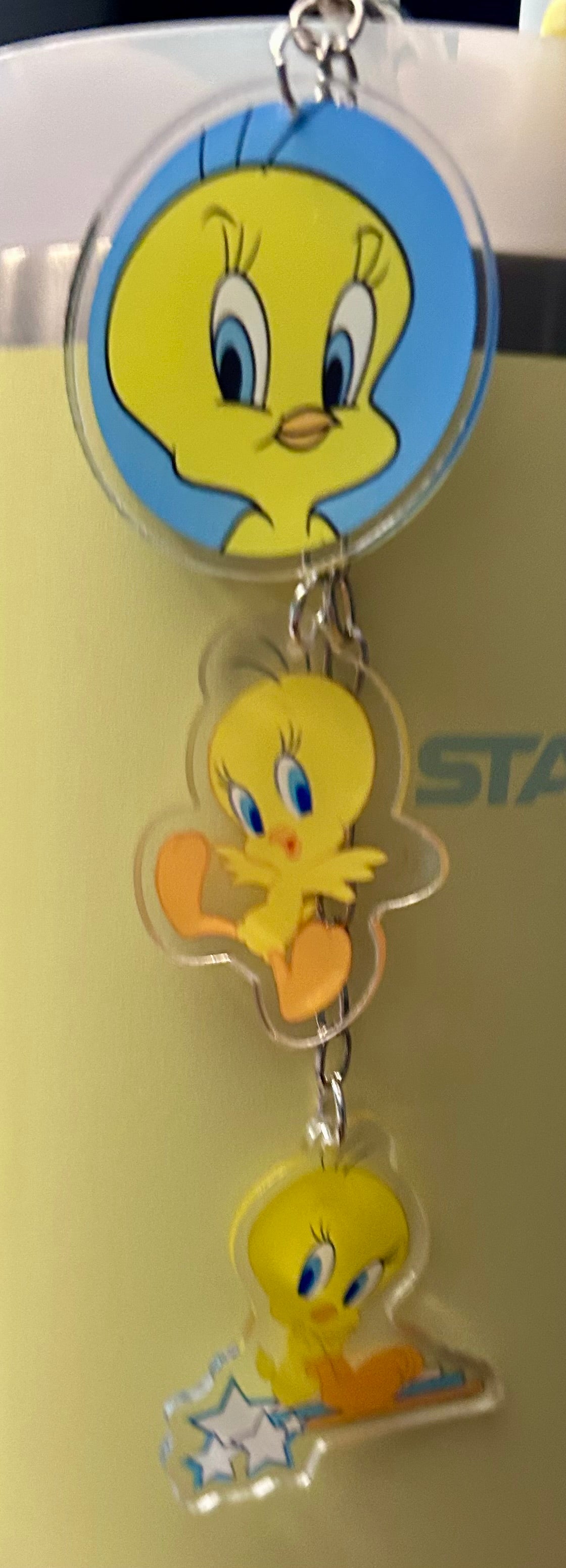 Bird Straw Topper Dangle Charm