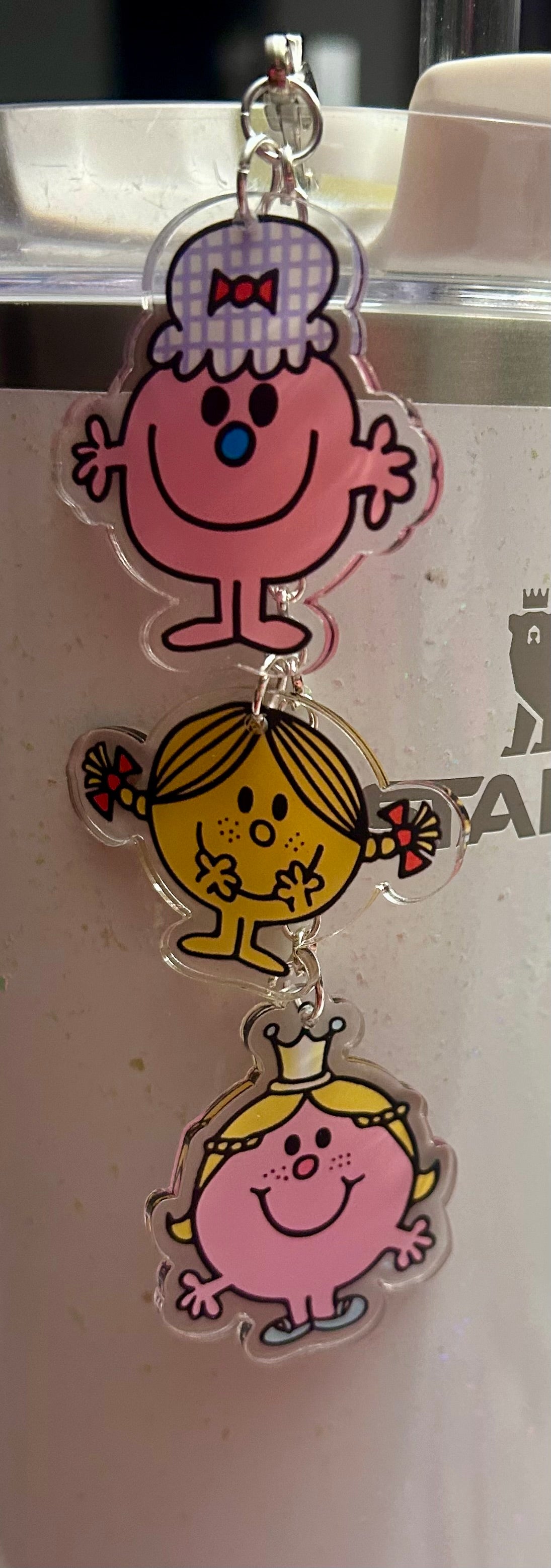 Little Miss Straw Topper Dangle Charm