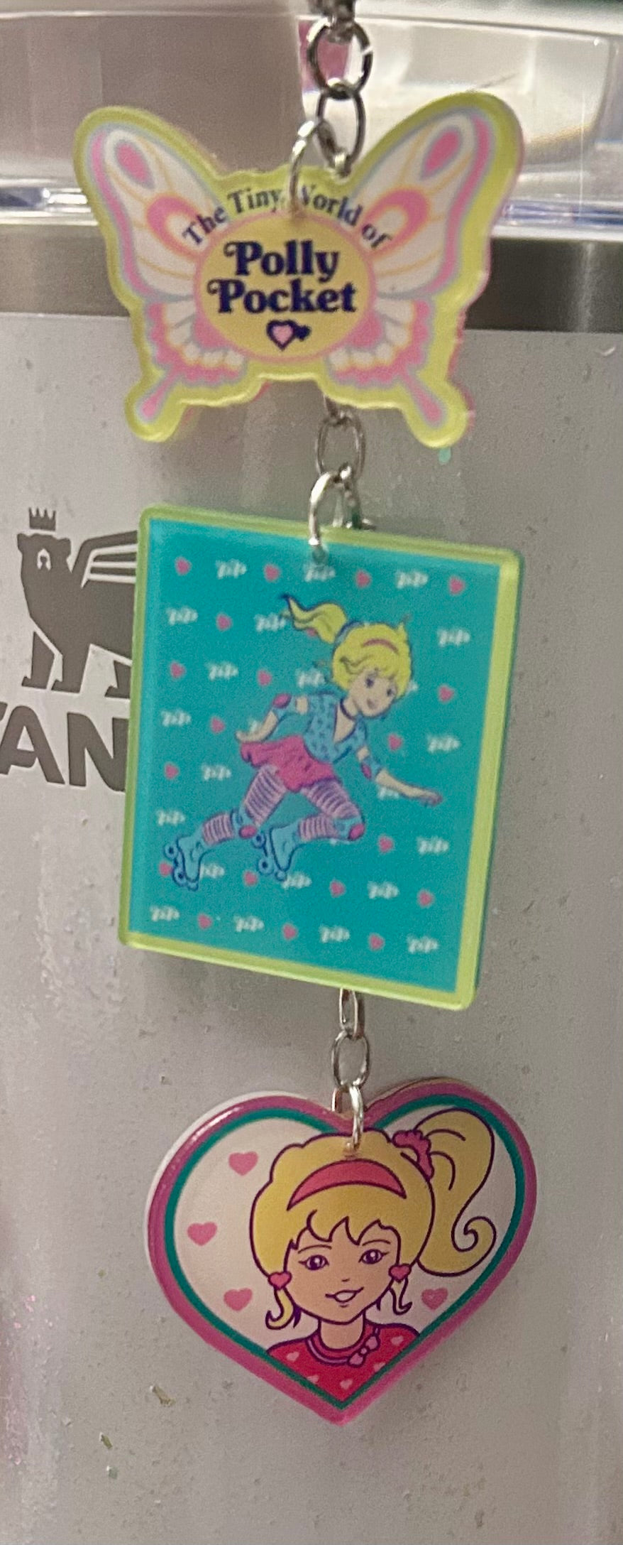 Polly Straw Topper Dangle Charm