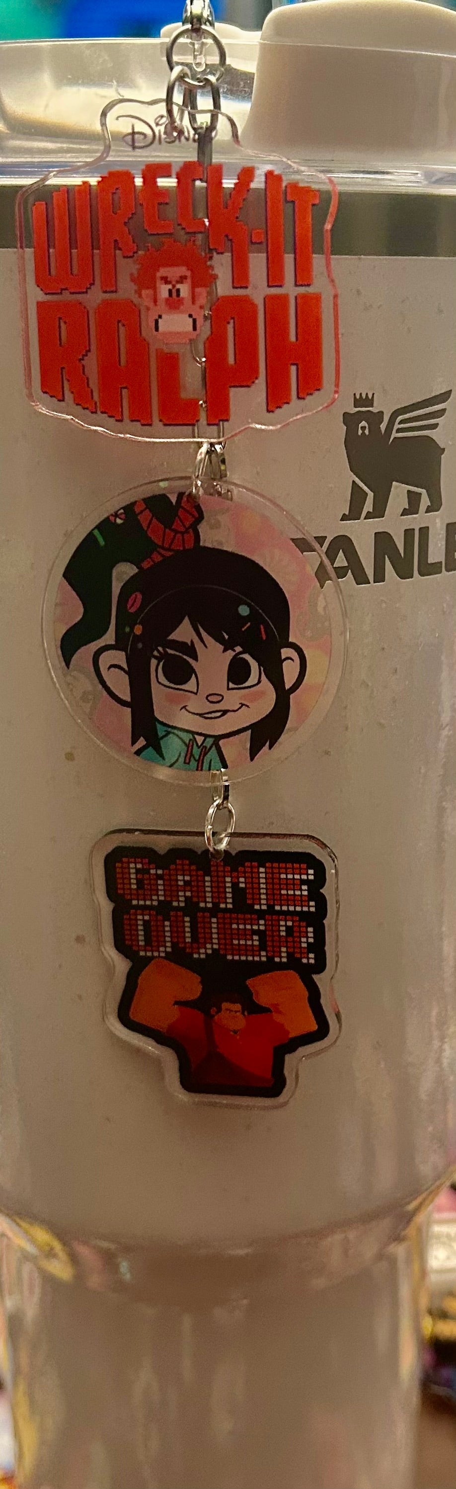 Wreck Straw Topper Dangle Charm