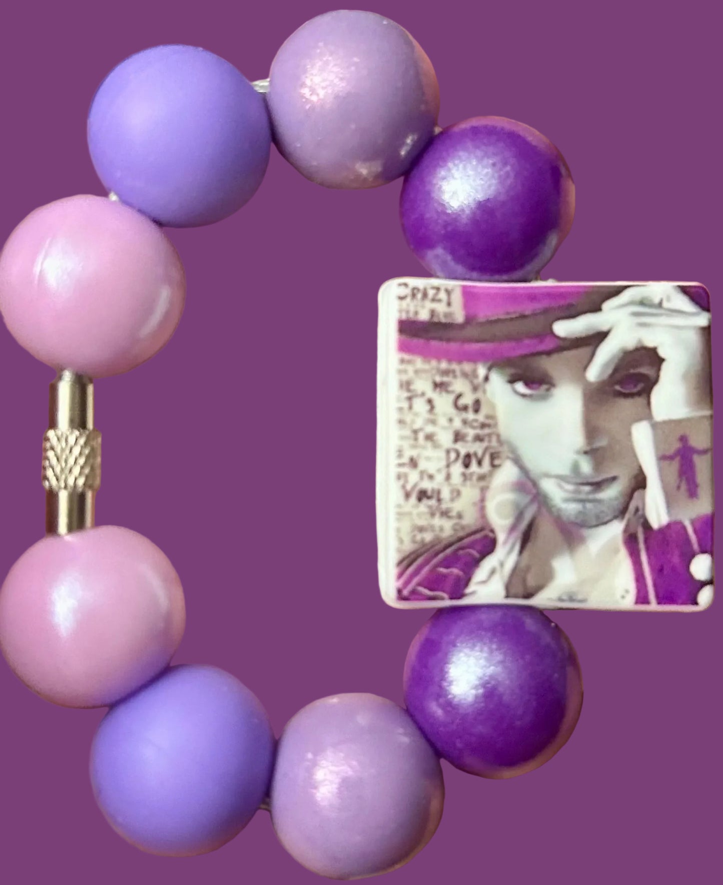 Purple Handle Charm