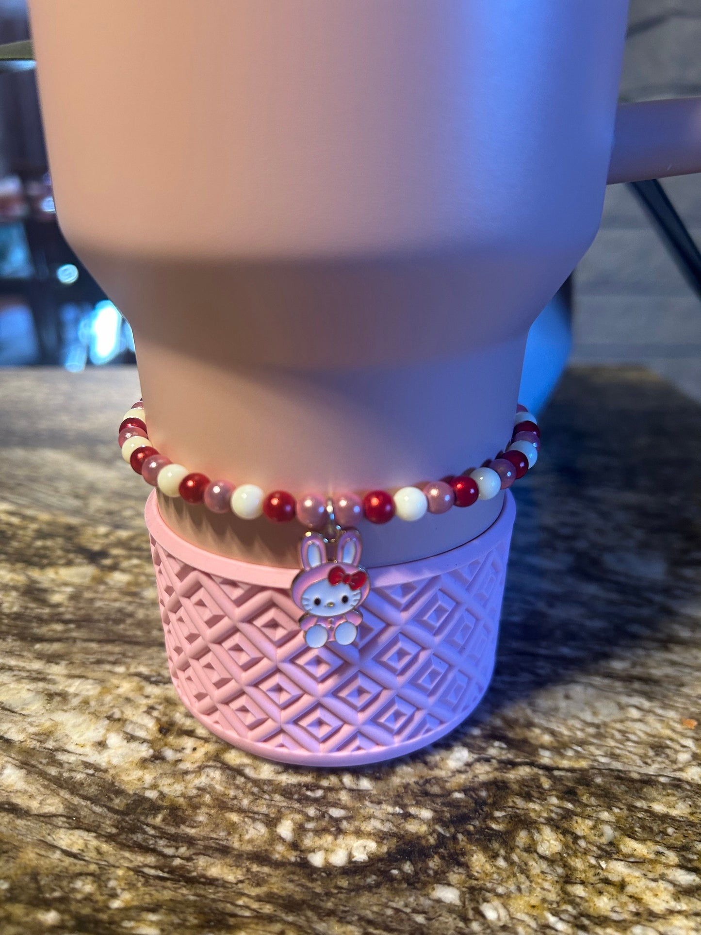 Easter Kitty Stanley Cup Bracelet Boot Topper