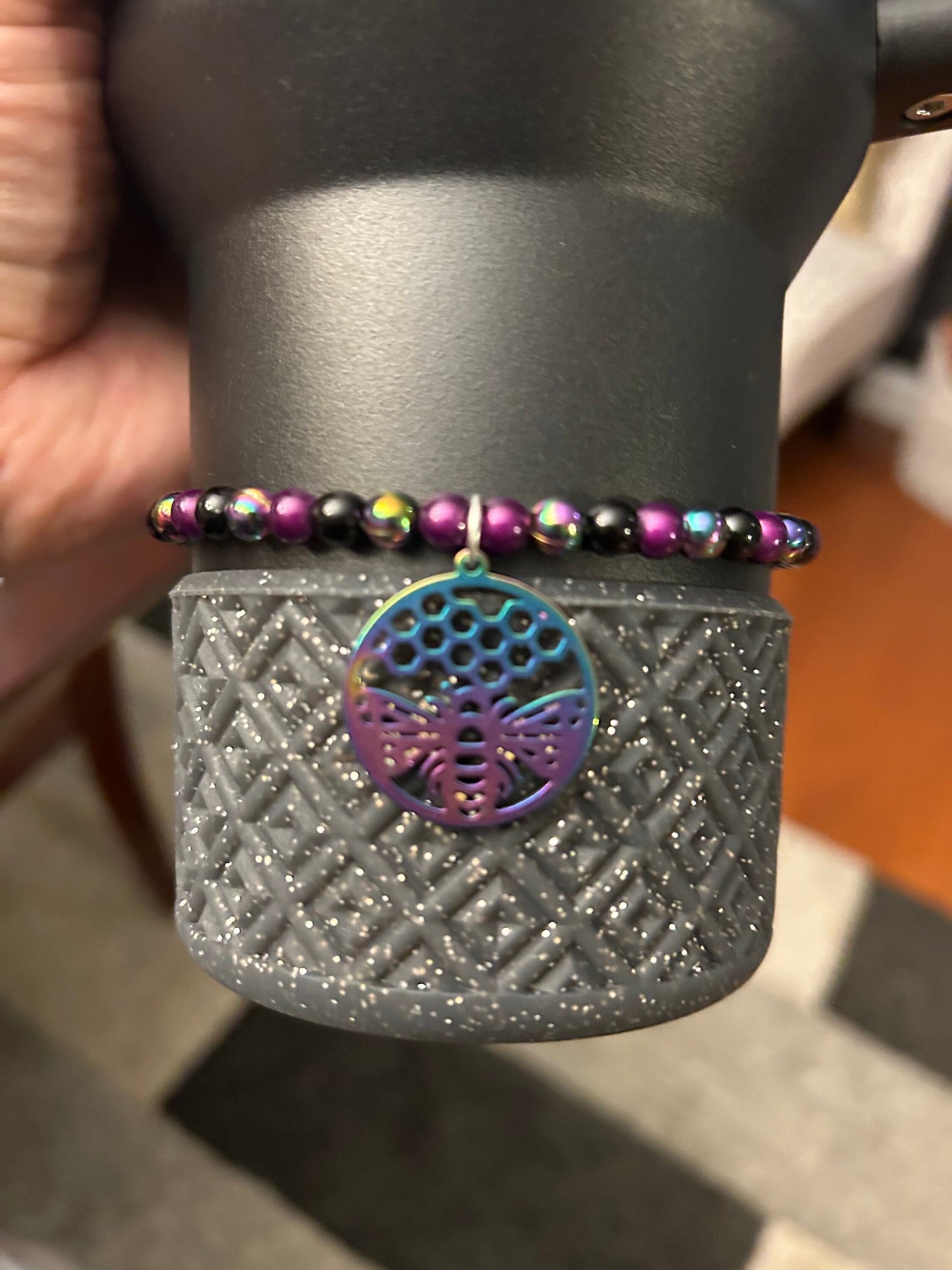 Chroma Bee Stanley Cup Bracelet Boot Topper