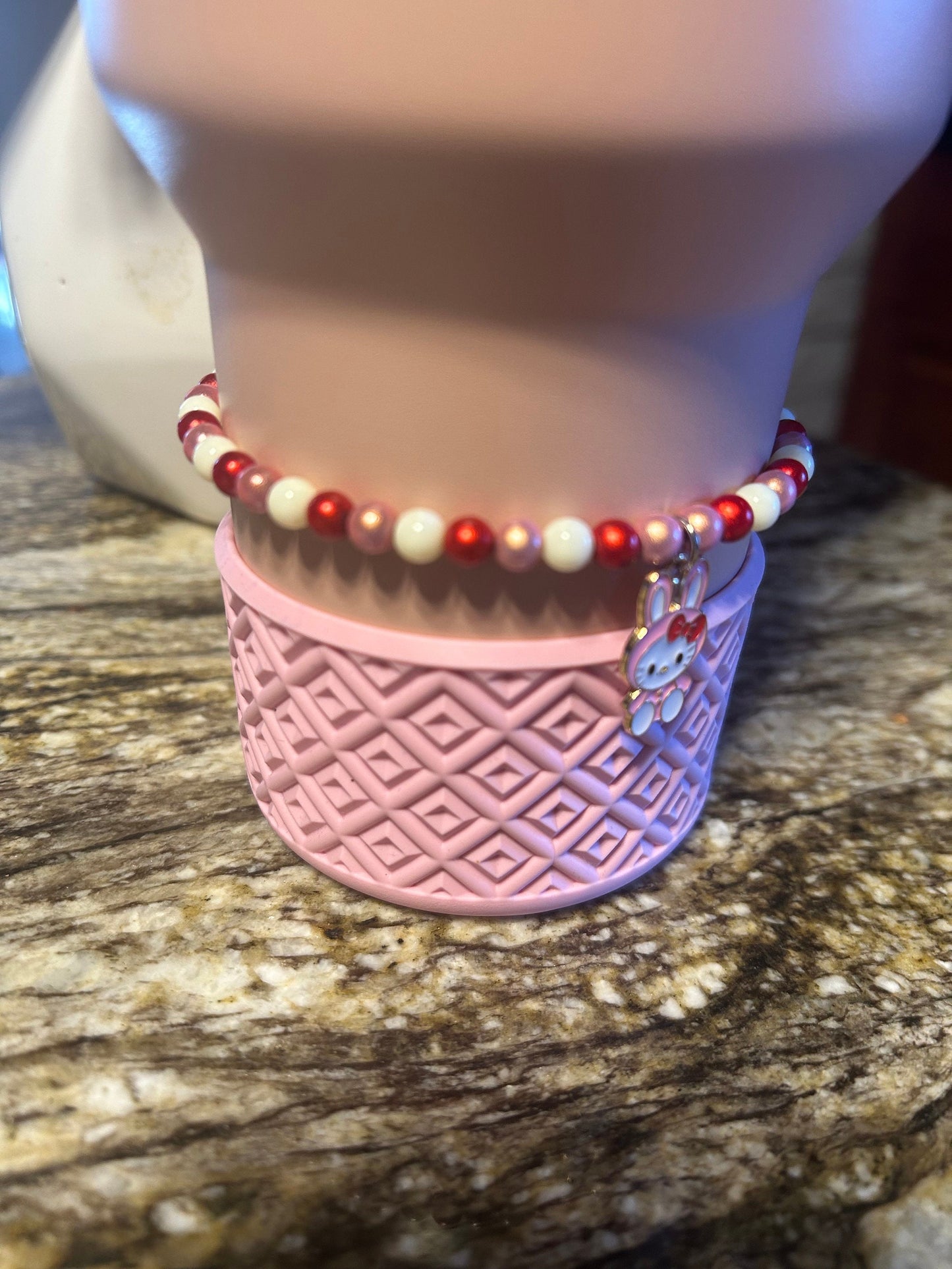 Easter Kitty Stanley Cup Bracelet Boot Topper