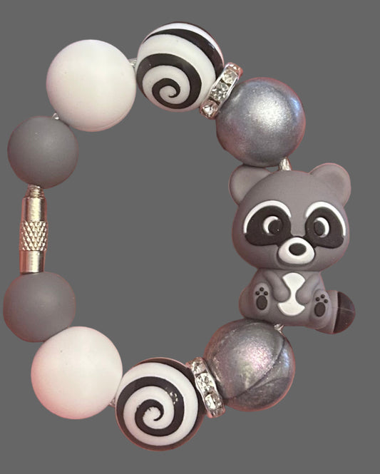 Raccoon Handle Charm