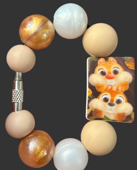 Chipmunks Handle Charm
