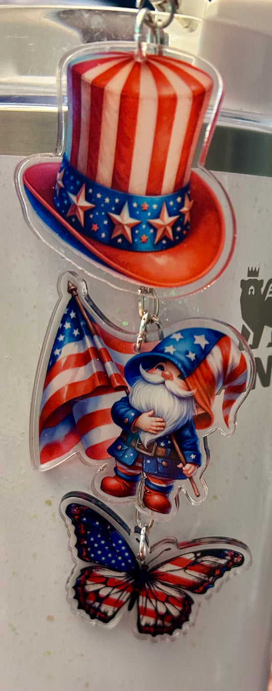 Celebrate Straw Topper Dangle Charm