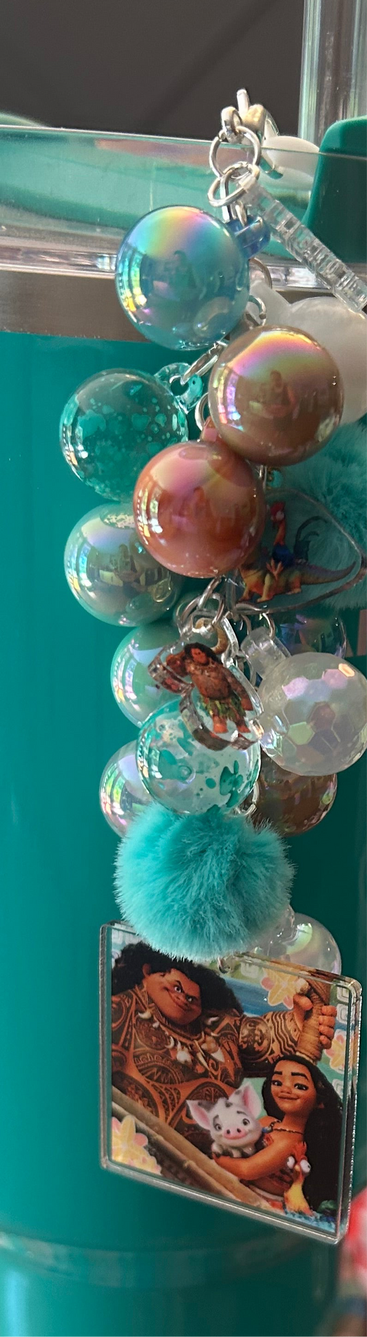 Island Princess Straw Topper Dangle Charm
