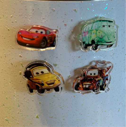 Cars Set of 4 Magnets