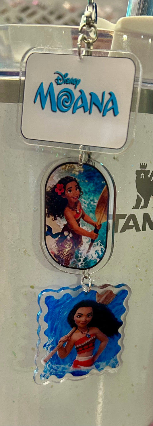 Island Princess Straw Topper Dangle Charm
