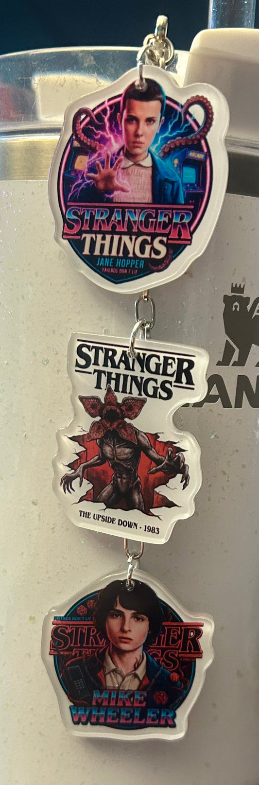 Stranger Straw Topper Dangle Charm