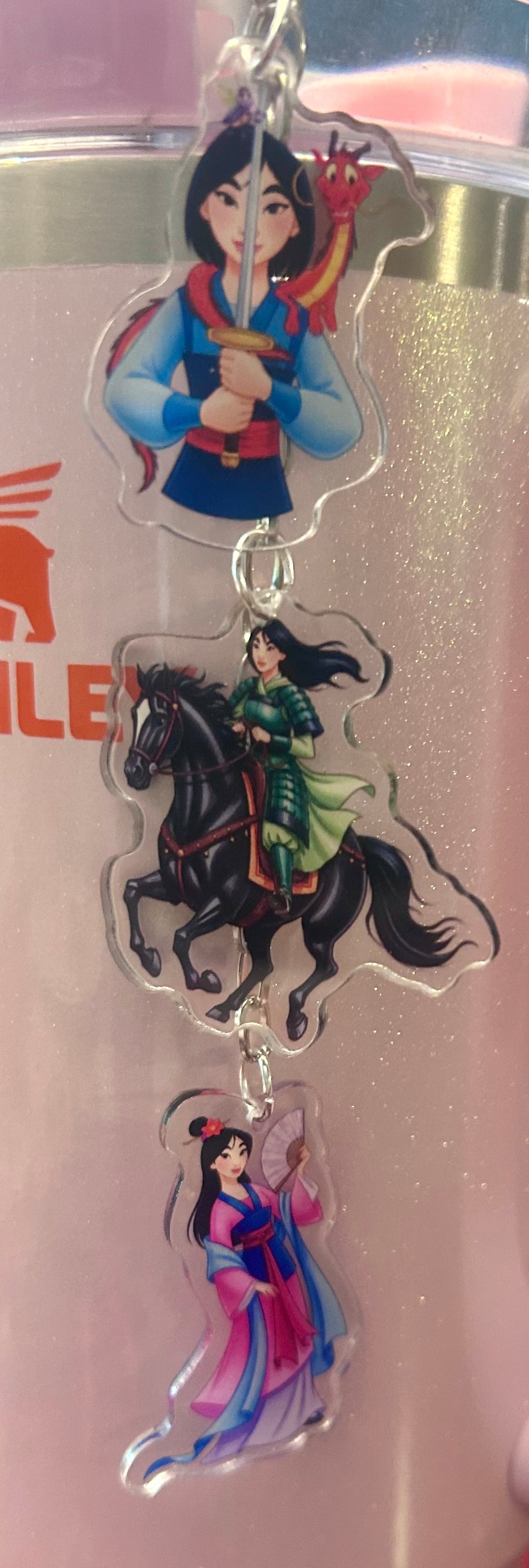 Princess Straw Topper Dangle Charm