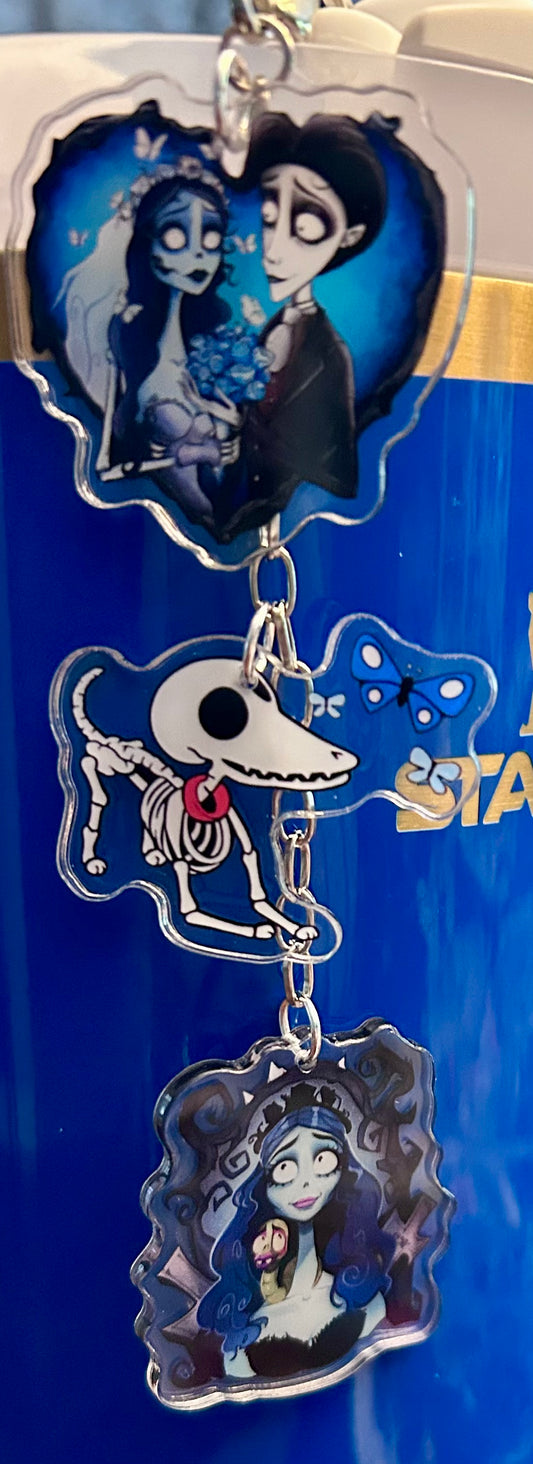Corpse Straw Topper Dangle Charm