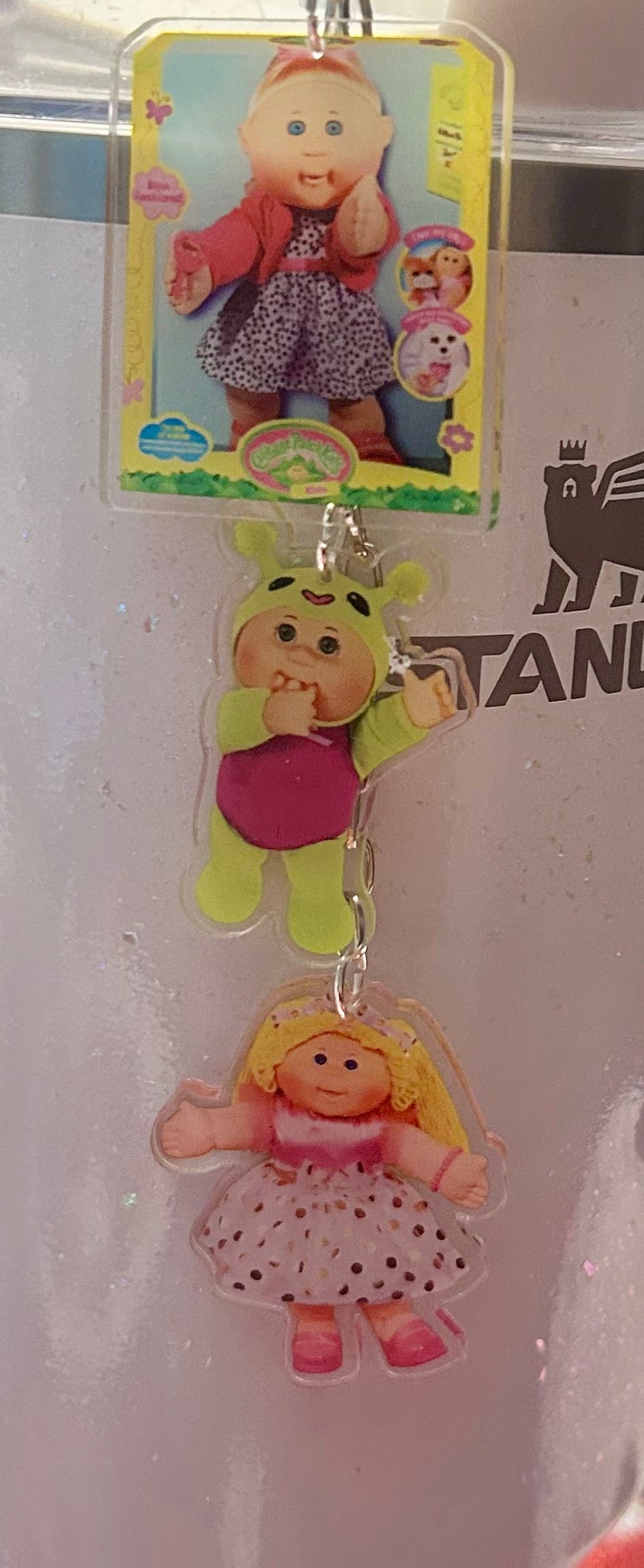 Cabbage Straw Topper Dangle Charm
