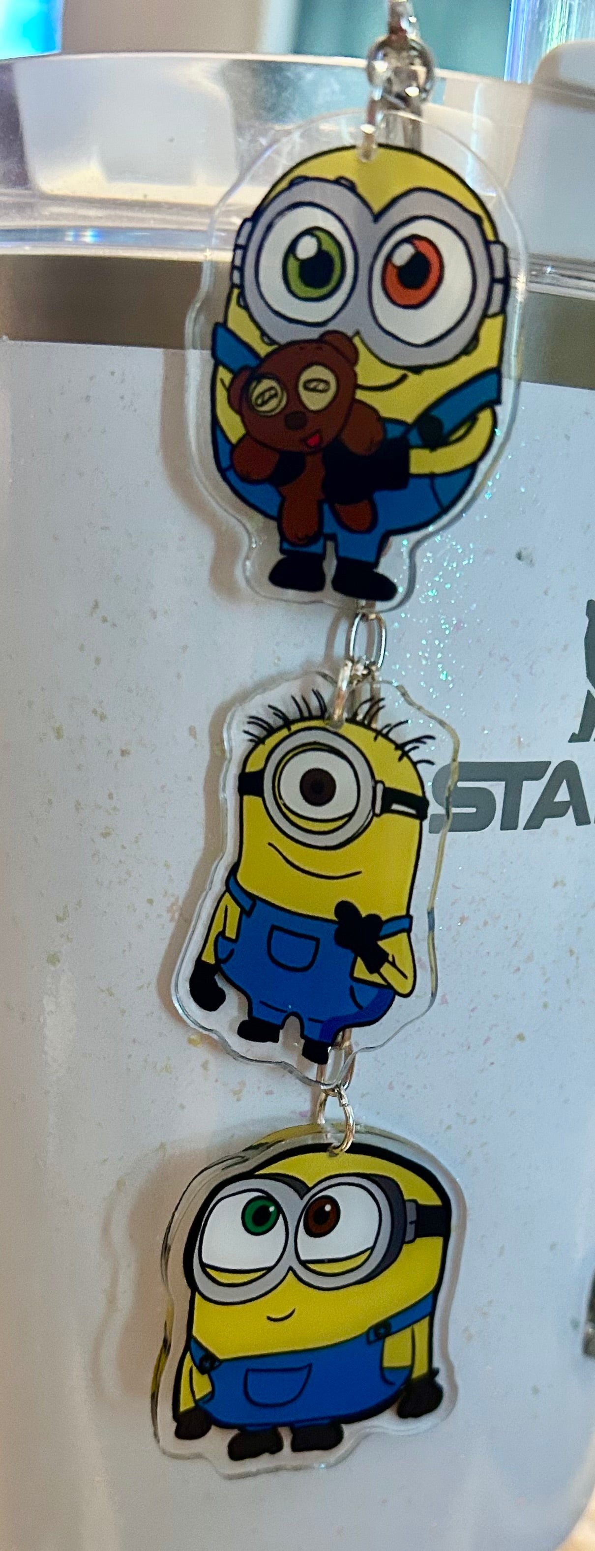 Min Straw Topper Dangle Charm