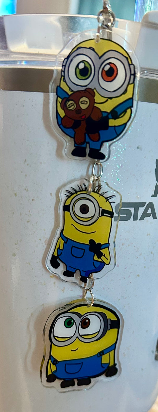 Min Straw Topper Dangle Charm