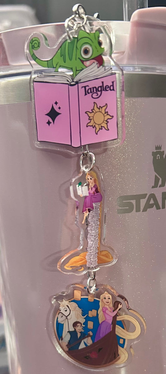 Princess Straw Topper Dangle Charm