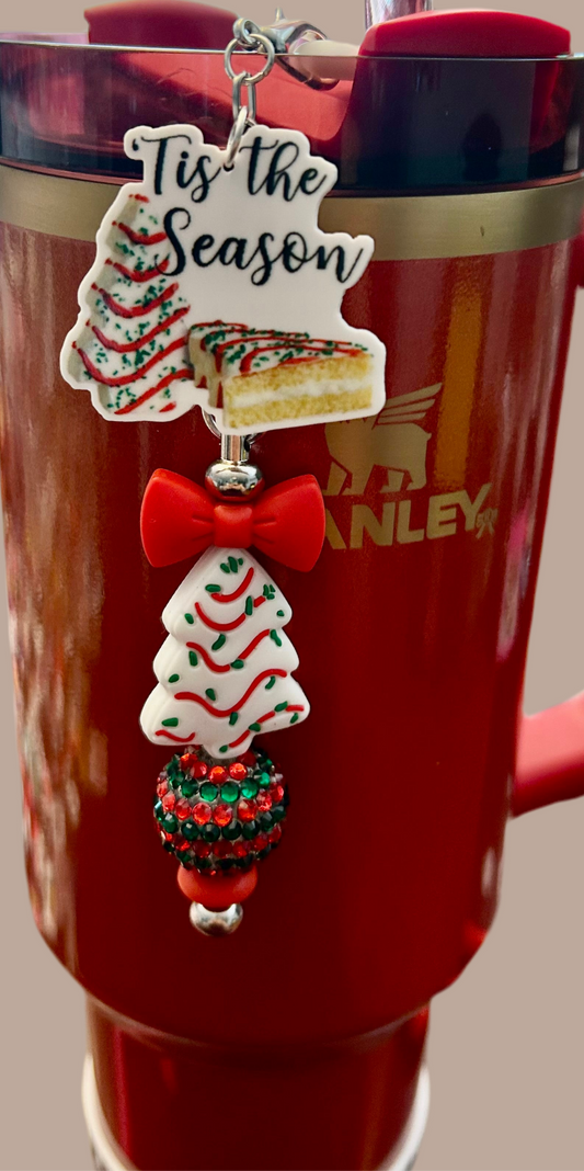 Cake Tree Straw Topper Dangle Charm