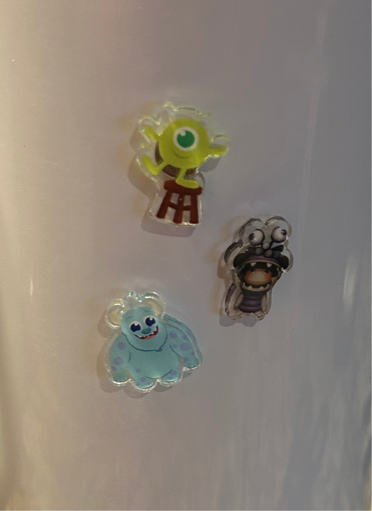 Monsters Set of 3 Magnets