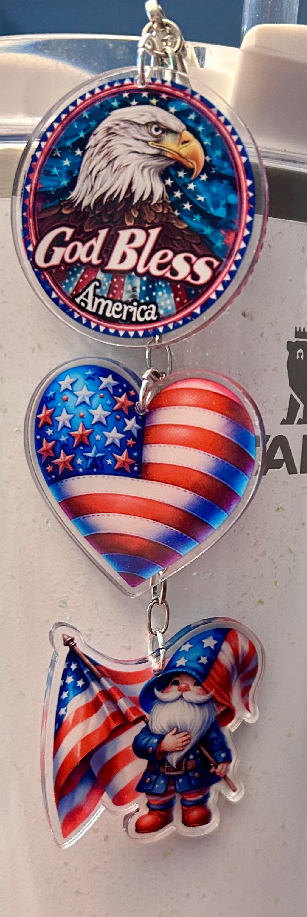 Celebrate Straw Topper Dangle Charm
