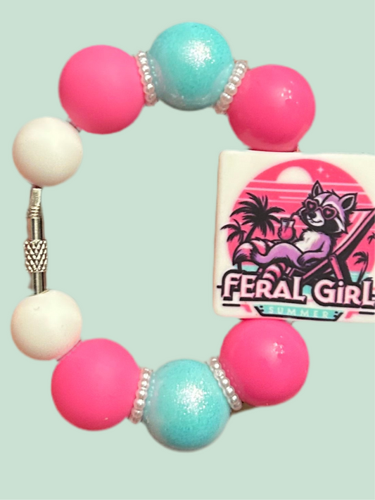 Racoon Handle Charm