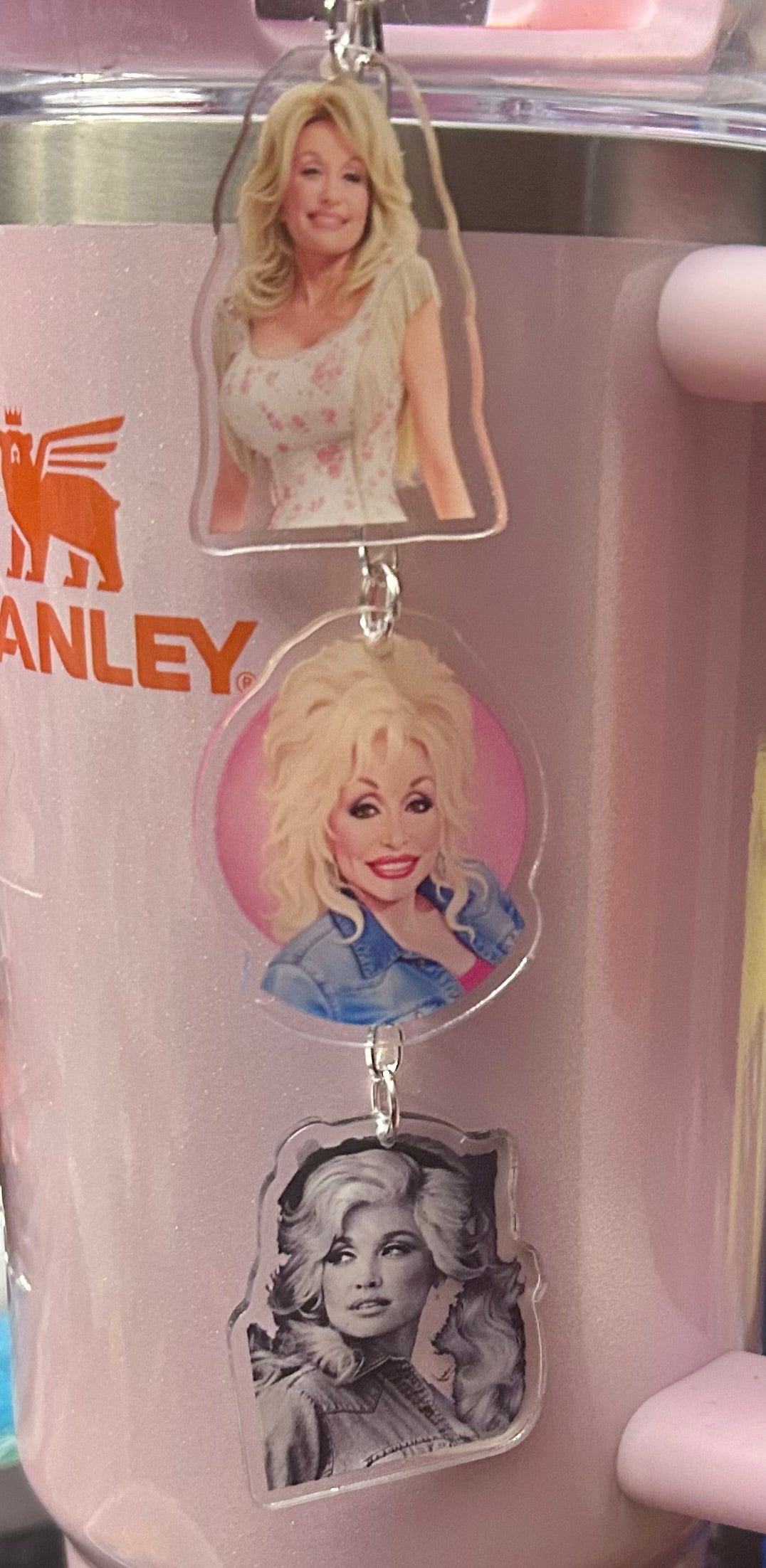 Singer Straw Topper Dangle Charm