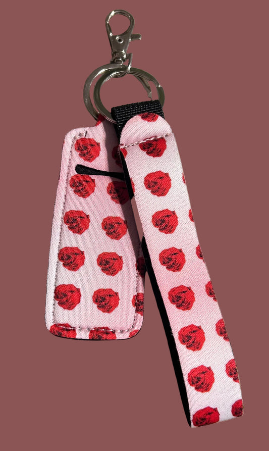 Valentines Day Key Chain Chapstick Holder