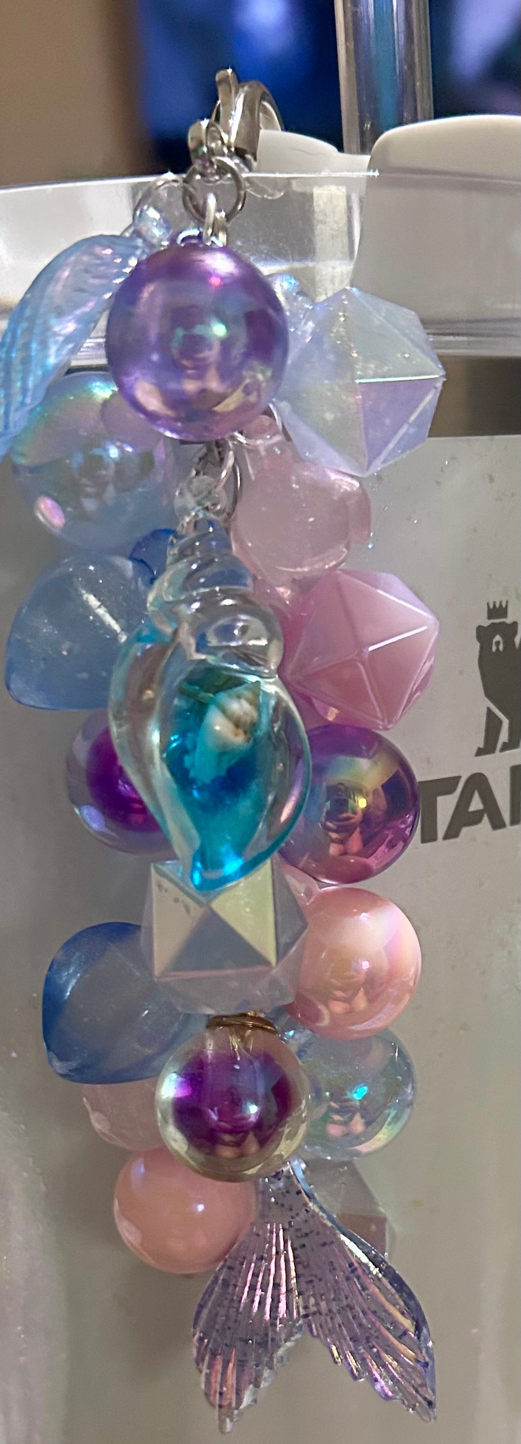 Mermaid Bead Straw Dangle