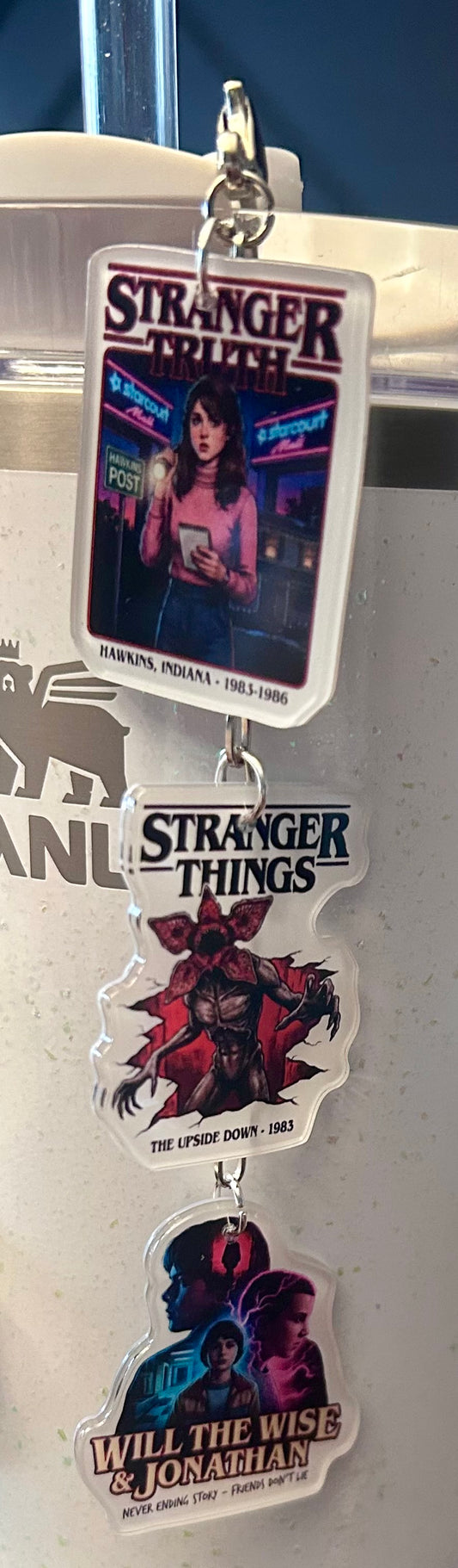 Stranger Straw Topper Dangle Charm