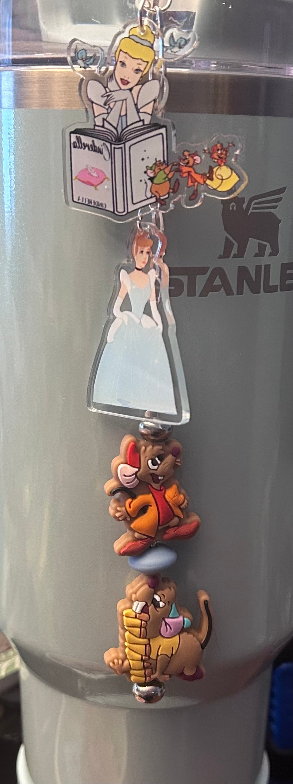 Princess Straw Topper Dangle Charm