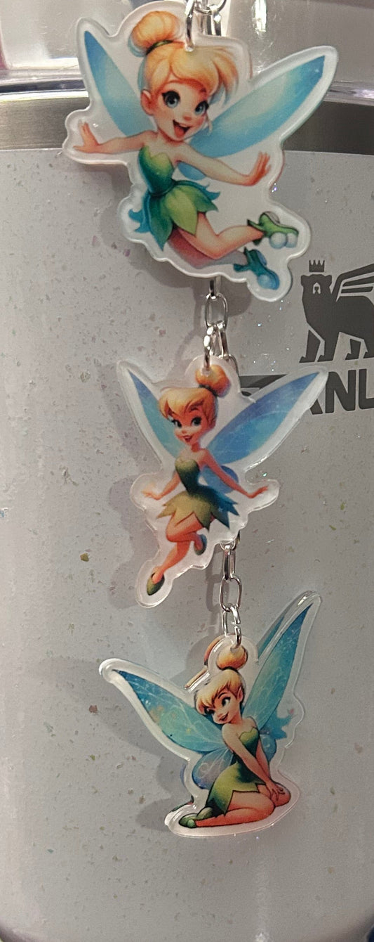 Tink Straw Topper Dangle Charm