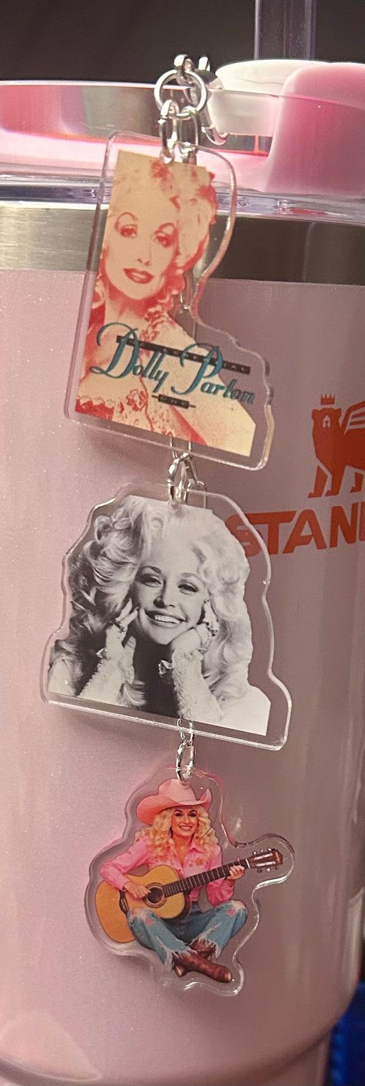 Singer Straw Topper Dangle Charm