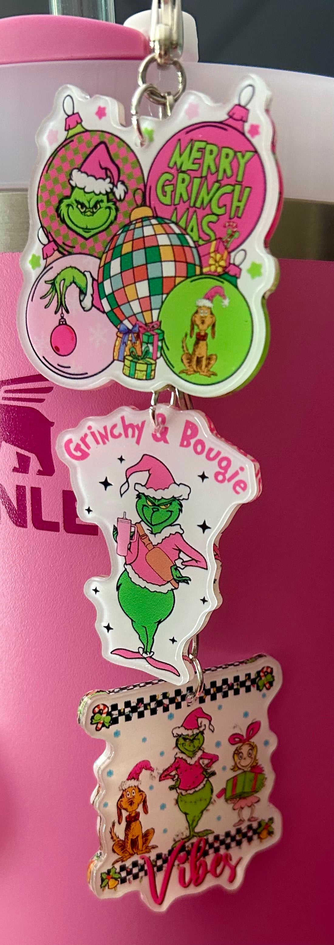 Mean Straw Topper Dangle Charm