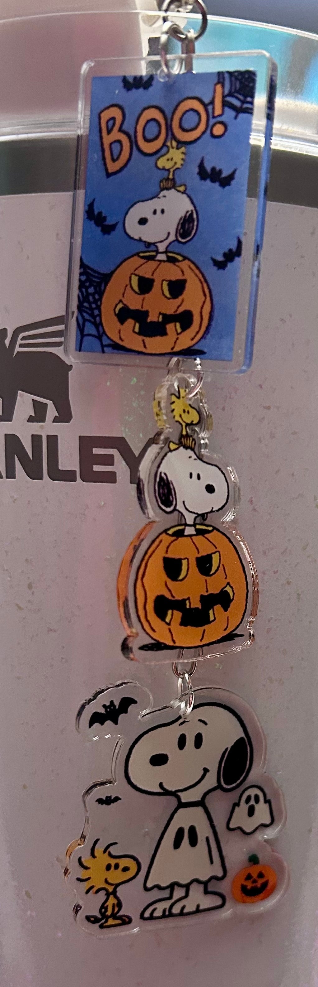 Halloween Dog Straw Topper Dangle Charm