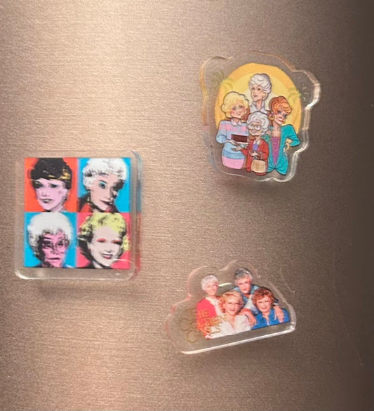 Golden Set of 3 Magnets