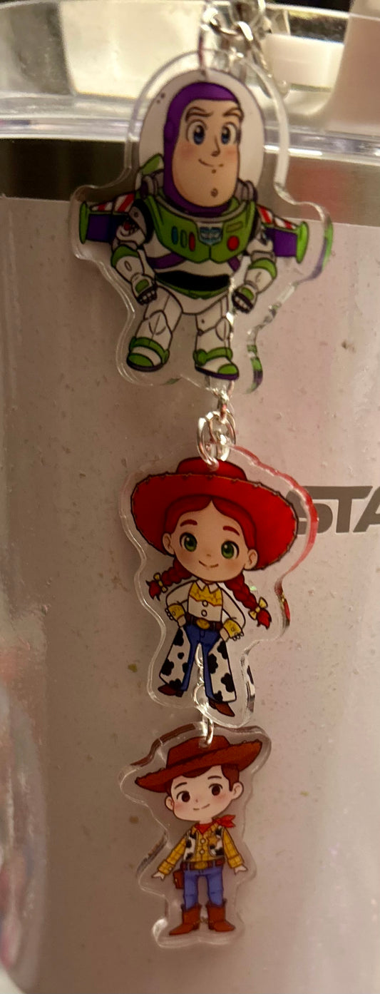 Toy Straw Topper Dangle Charm