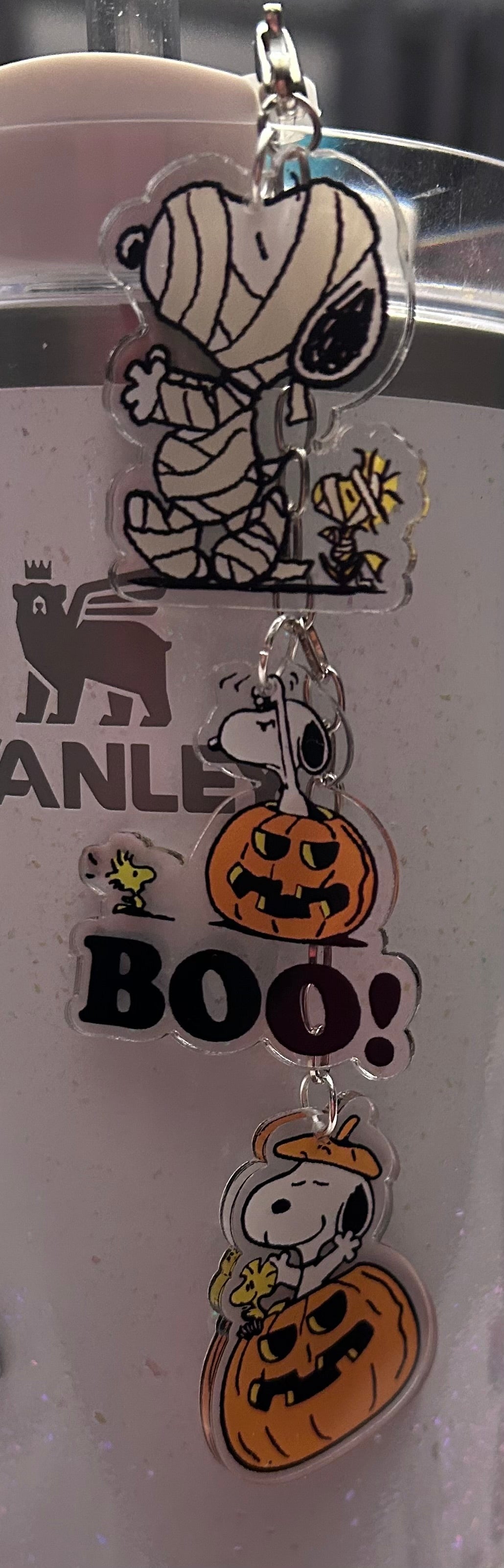 Halloween Dog Straw Topper Dangle Charm